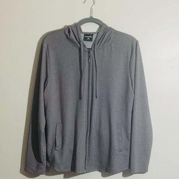 32 Degree Cool Heather Gray Full Zip Activewear Gym Women's Top - Size XL - Picture 1 of 5